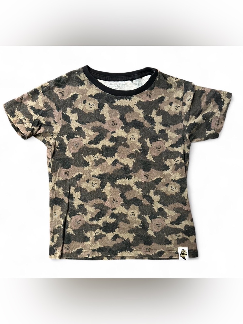 Camo Short-Sleeve Star Wars Tee in Olive Green - Kids